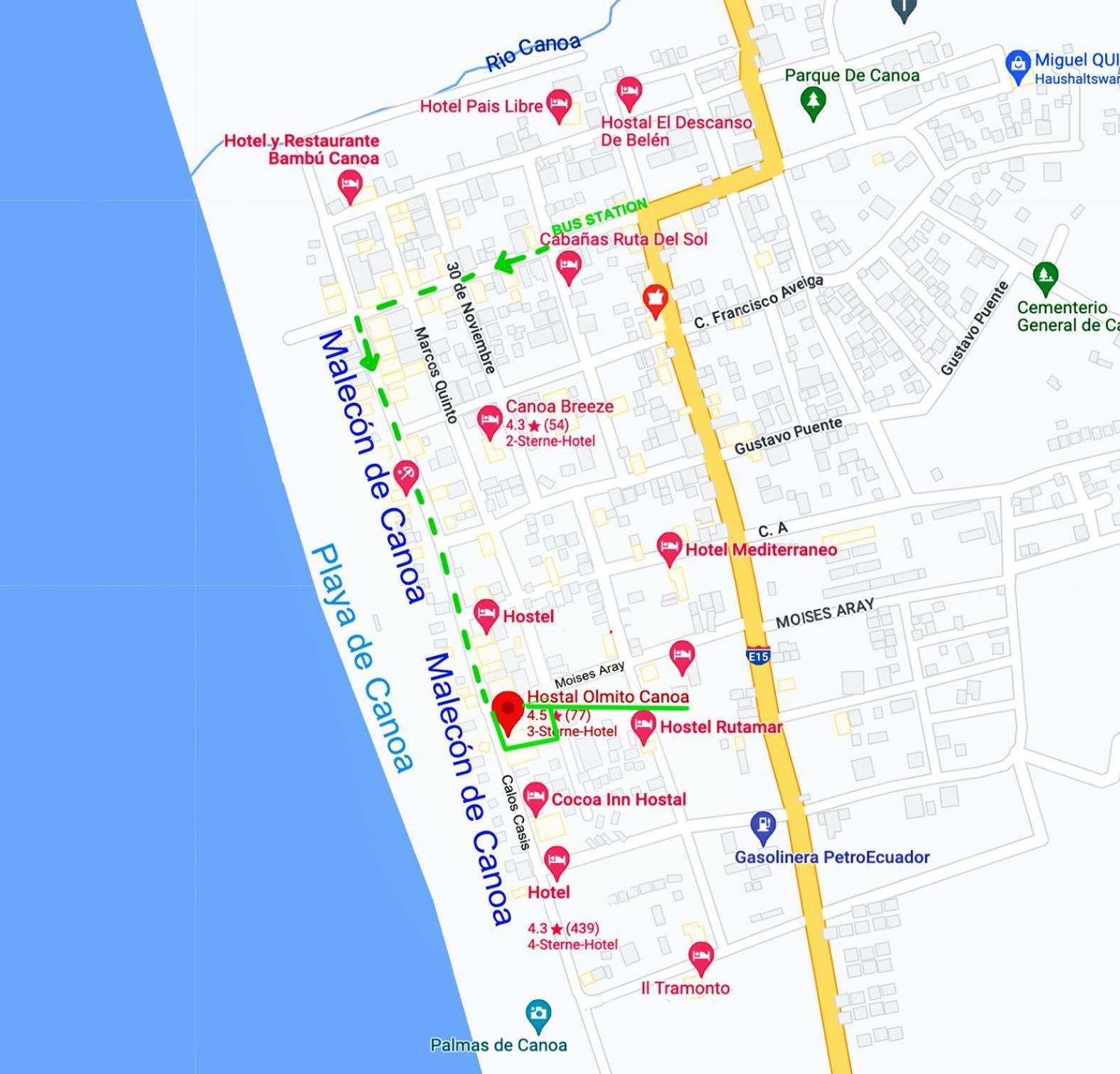 Hostal Olmito Canoa Dış mekan fotoğraf